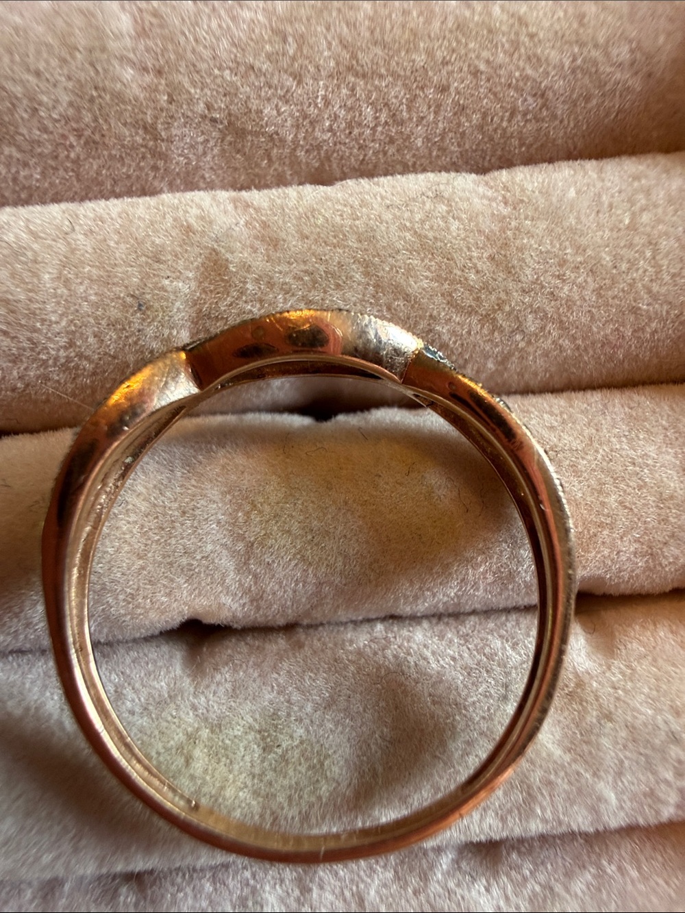 Le Vian Twisted Small Diamond Ring 10k Gold - Picture 3 of 5